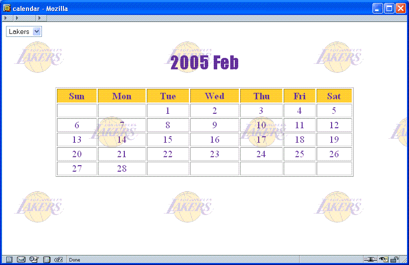 [Calendar of Feb 2005]